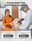 Bluetooth Thermal Label Printer  130b Wireless 4x6 Shipping Label Printer