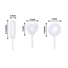 Clear 150 Mini 4ml Plastic Dessert Toppers Cupcake Pipette Flavor Infusers Party