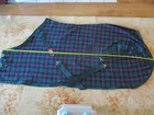 76   Baker 5 a  Tartan  Blue green Plaid  Stable Sheet  3 2lb