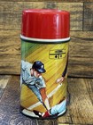 Vintage 1969 Play Ball Baseball King Seely Lunch Box Thermos