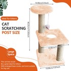Small Cat Scratching Post Tower Tree Scratcher Furniture For Kitty Pet Rest Toy