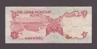 Qatar P -8236  1 Riyal Pfx 9 F-vf Graffiti We Combine   2606