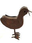 Primitive Metal Birds Statues Figures Bird Figurines Rustic Quirky Vintage Birds