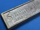 Vintage Jackson Wheeler Lubrite Nickel Alloy Ingot 3 Lbs 6 Ozs  8 7 8  X 1 3 4 