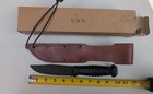 Reproduction  Usn Mark 1 General Purpose Knife 1943 With Sheath And Box