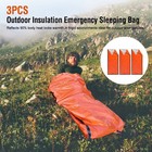 3x Sierra Madre Emergency Sleeping Bag 84 x36  Waterproof Sierramadre Emer Us