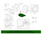 Genuine Honda Seat Cushion Foam 81537-ta0-a01