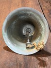 Vintage Chrome Plated Brass Ship Fog Bell Loud Chime Maritime Nautical Coastal