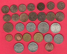Latvia Lettland Silver 1 Lats 1924 Unc-bu Santimi 1922-1939 Lot Of 28 Coins 6329