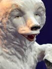 Rare Antique German Gebruder Heubach Bisque Teddy Polar Bear  Figurine Statue