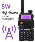 Baofeng Uv-5r 8w Tri-power Dual Band 1 4 8w Walkie Talkie Scanner Ham Radio Us