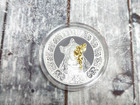 Kazakhstan 500 Tenge Camel Tuie Totem Nomads 1 Oz Silver Coin Gilded Document