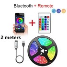 Usb 5050 Rgb Led Strip Lights 5m Bluetooth Music Sync Remote Tv Pc Backlight