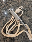 Boatswain s Call Bosun Whistle Chrome W  Braided Lanyard Nautical Navy Pipe