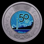 2026 Canada  2 Coin Cn Tower Glow In The Dark Toonie     Uncirculated         