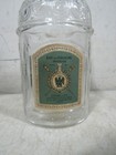 Vintage 1960s Guerlain Bee Embossed Glass Perfume Bottle Empty France Large