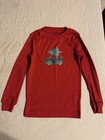 Carter s Pajama Set Size 5 2pc Long Sleeve Striped Red gray Christmas