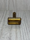 Vintage Gillette Safety Razor Gold Color Pat pend