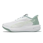 Puma Softride Courtney Wns White Green Women Road Running Shoes 312037-02