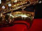 Vintage 1962 Glory Alto Engraved Flower Design Gold Laquer Saxophone W case  Pic