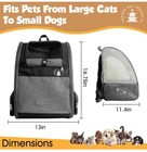 Cat Backpack  Cat Carrier  Pet Backpack Carrier  Backpack For Small Dogs