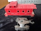Vintage Lionel O Gauge Train Lot Cars  Track  Whistling Station  Bridge 1950s