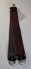 3  Duke City Veg Tan 3 Component Latigo Strop  two Tone Burgundy 