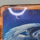 Vintage 80s Wooden Unicorn Couple Sue Dawe Fantasy Decor Whimsical Resin Coating
