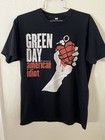 Vintage Y2k 2010 Bay Island Green Day American Idiot Band Tour T-shirt Large