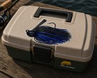 Fishing Lure Bass Black   Blue Jig Trout Popper Sticker Trout Pike Fish Decal