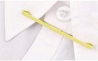 2pcs  gold silver  Tie Collar Bar Pin Shirt Clip Men s Suit    