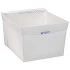 Mustee 19w Wall Mount Laundry Tub  34 In H  20 In W  24 In L  3 Faucet Holes 