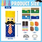 Cinrobiye 24 Set Funny Character Craft Kit  Diy Paper Roll People Art Activit   
