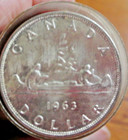 Canadian Silver Dollars Bulk Lot 20 Coins 1967 Or Earlier  800 Fine