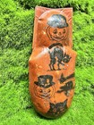 1920s Rare Antique Germany Halloween Tin Litho Clicker Noisemaker Vintage Jol