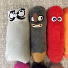 Full 12 Baby First Tv Color Crew Plush Talking Crayons Pencileraser Working Read