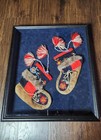 Antique Beaded Moccasin Boots First Nations Mukluks American Indian -framed 
