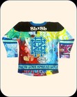 Griz -    stay In Tune    Mid-weight Team Hockey Jersey Size Medium M Edm Rave        