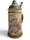 Villeroy   Boch Mettlach Stein Heinrich Schlitt 2271   Hunter In The Tavern