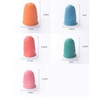 Thimble 5pcs Craft Finger Tip Sewing Counting Protector Free Size  Pink 