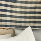44x44 1700 s 18th Century Check Fabric Large Antique Blue And White French Vich