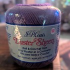      J p Coats Lustersheen Crochet Thread     Vintage - Purple Perfection 