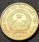 Vietnam 2003  1000 Dong Brass-plated Steel  Vietnamese Dong Asia Coin Beautiful