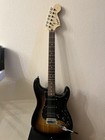 Fender Squier Strat Stratocaster Brown Sunburst Affinity Electric Guitar