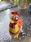 Vintage Lin Mar Tin Toy Wind Up Rooster Japan Working