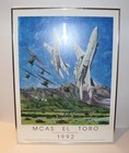 Mcas El Toro 1992 Signed Print Marine Corps Air Station  a Solute To Teamwork 