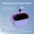 Electric Hair Removal Waxing Kit Hot Brazilian Wax Warmer Pot Home Skin Salon