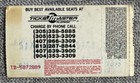 Vintage Pantera Concert Ticket Stub The Edge Concert Field Orlando 1 28 95