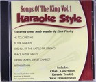 Songs Of The King Elvis Presley Vols  1 - 4 Christian Karaoke New Cd g 24 Songs