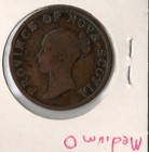 Coin Nova Scotia 1 2 Penny Token 1840 Km3 B874  Medium 0